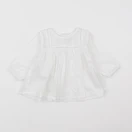 Boutchou - blouse blanc - 3 mois