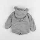 IKKS - parka gris, argent - 6 mois