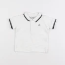 IKKS - polo blanc - 6 mois