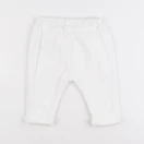 Vertbaudet - pantalon doublé blanc - 12 mois