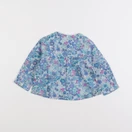 Jacadi - blouse liberty bleu - 12 mois