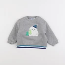 Jacadi - sweat gris - 12 mois