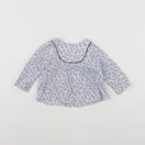 Jacadi - blouse bleu - 6 mois