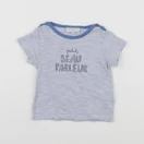 Cadet Rousselle - tee-shirt bleu - 6 mois