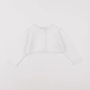 Jacadi - gilet court blanc - 18 mois