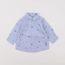 Jacadi - chemise bleu - 6 mois