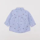 Jacadi - chemise bleu - 6 mois