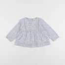 Zara - blouse bleu - 12/18 mois