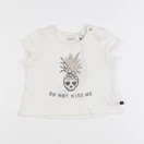 IKKS - tee-shirt beige - 12 mois