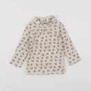 Vertbaudet - sous-pull beige - 9 mois