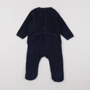 Vertbaudet - pyjama velours bleu - 12 mois