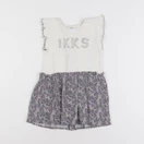 IKKS - robe violet - 2 ans