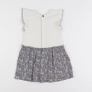 IKKS - robe violet - 2 ans