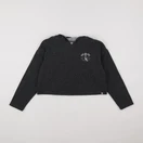 IKKS - pull imprimé au dos gris - 10 ans