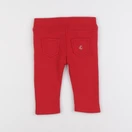 Petit Bateau - pantalon rouge - 3 mois