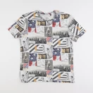 IKKS - tee-shirt multicolore - 14 ans