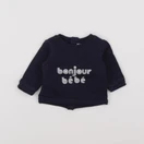 Jacadi - sweat bleu - 3 mois