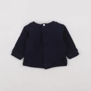 Jacadi - sweat bleu - 3 mois