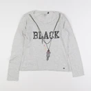IKKS - tee-shirt gris - 12 ans