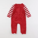 Vertbaudet - pyjama velours rouge - 9 mois