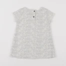 Zara - robe blanc - 9/12 mois