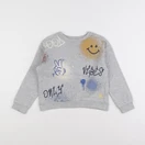 Vertbaudet - sweat gris - 6 ans