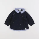 Tape à l'oeil - polo bleu - 9 mois