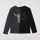IKKS - tee-shirt noir - 10 ans