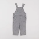 Petit Bateau - salopette gris - 6 mois