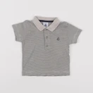 Petit Bateau - polo vert - 6 mois