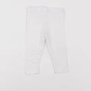 H&M - legging blanc - 6/9 mois