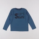Vertbaudet - tee-shirt bleu - 8 ans