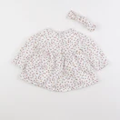 Vertbaudet - robe blanc - 9 mois