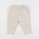 Vertbaudet - pantalon beige - 12 mois
