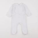 Jacadi - pyjama velours blanc - 9 mois