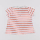 Petit Bateau - tee-shirt rose - 12 mois