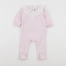 Jacadi - pyjama velours rose - 6 mois