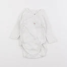 Petit Bateau - body blanc - 3 mois