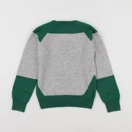 Jacadi - pull vert, gris - 6 ans