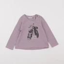 IKKS - tee-shirt violet - 2 ans