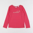 Okaidi - tee-shirt rose - 8 ans