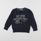 H&M - pull bleu - 3/4 ans