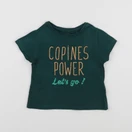 Vertbaudet - tee-shirt vert - 2 ans