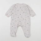 Petit Bateau - pyjama velours rose - 12 mois