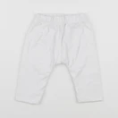 Petit Bateau - pantalon blanc - 3 mois