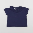 Petit Bateau - tee-shirt bleu - 18 mois