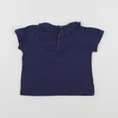 Petit Bateau - tee-shirt bleu - 18 mois