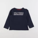 Vertbaudet - tee-shirt bleu - 4 ans