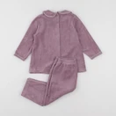 Vertbaudet - pyjama velours violet - 2 ans