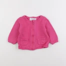 Vertbaudet - sweat rose - 12 mois